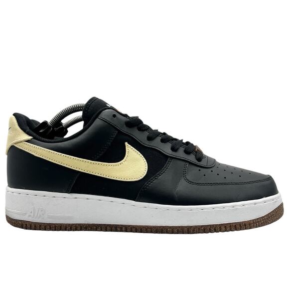 Nike Air Force 1‎ Low Black Gold Fruit Patch Men's Shoes Size 12 CW6902-001
